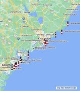 Image result for South Carolina Lighthouses Map