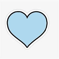 Image result for Blue Heart Sticker