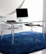 Image result for Acrylic Blue Desk