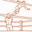 Image result for Black and White Wrestling Clip Art Background.png