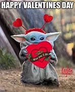 Image result for Baby Yoda Valentine's Memes