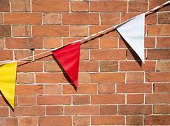 Image result for Red Flag with White Stripe in Middle