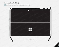 Image result for Surface Pro 7 Skin Template