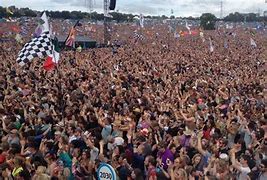 Image result for Crowds at Glastonbury
