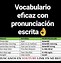 Image result for Palabras En Ingles Y Pronunciacion