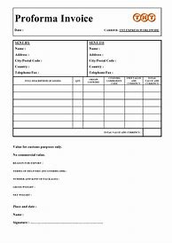 Image result for Customer Proforma Template