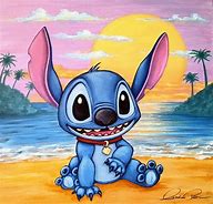 Image result for Toothless and Stitch Painting