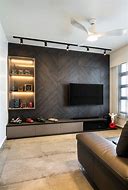 Image result for Flat TV On Wall