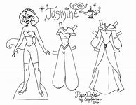 Image result for Disney Princess Jasmine Paper Doll