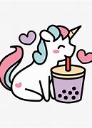 Image result for Unicorn Cute Drawings Bubble Tea