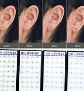 Image result for How Big Is 5Mm Earring Cuff