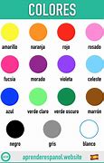 Image result for Lista De Color ES En Español