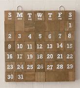 Image result for Wooden Monthly Calendar