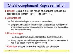 Image result for One's Complement