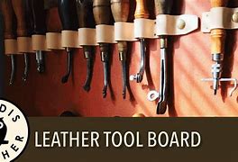 Image result for Leather Tool Rack