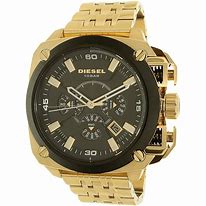 Image result for Diesel Men's Watch Gold