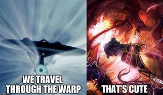 Image result for Warp Travel Meme