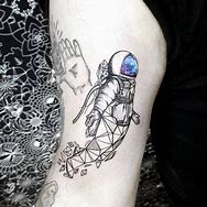 Image result for Astronaut Tattoo Drawing