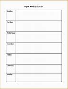 Image result for Weekly Planner Template Monday Friday