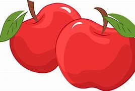 Image result for Two Apple's with Leaf Clip Art