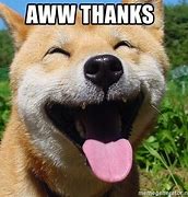 Image result for Aww Thanks Meme