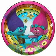 Image result for Trolls Party Plates