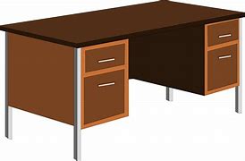 Image result for Top View Wood Office Desk Table