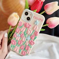 Image result for Pink Flower Phone Case iPhone 13 On Black Phone