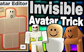 Image result for Invisible Body Roblox