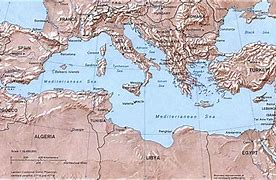 Image result for Mediterranean Sea Map Europe