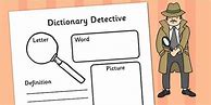 Image result for Dictionary Detective