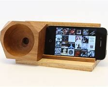 Image result for Wooden iPhone Speaker Non-Electric
