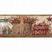 Image result for Country Bath Wallpaper Borders