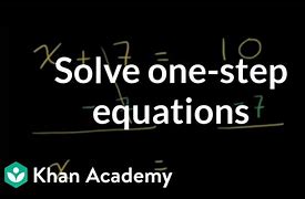Image result for Khan Academy 2 Step Equations