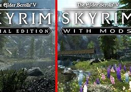 Image result for Skyrim Original vs Special Edition