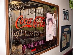 Image result for Vintage Coca-Cola Mirror Sign