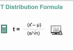 Image result for T Distribution Formula