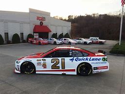 Image result for Wood Brothers Blue NASCAR