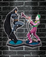 Image result for Batman vs Joker Statue