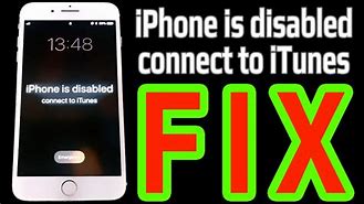 Image result for iPhone 8 Plus Disabled Connect to iTunes