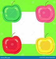 Image result for Pink and Green Apple Clip Art