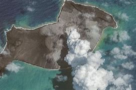 Image result for Hunga Tonga Eruption From Space