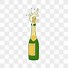 Image result for Champagne Bottle No Background