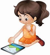 Image result for Holding iPad Clip Art