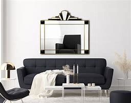 Image result for Art Deco Gold Mirror
