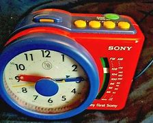 Image result for Sony Alarm Clock Radio Not Digital