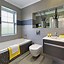 Image result for Bathroom with Round Mirror