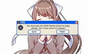 Image result for Ddlc FBI Meme