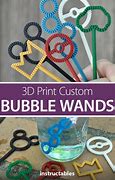 Image result for 3D Printed Bubble Wand