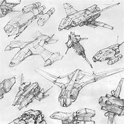 Image result for Spaceship Drawing Pencil